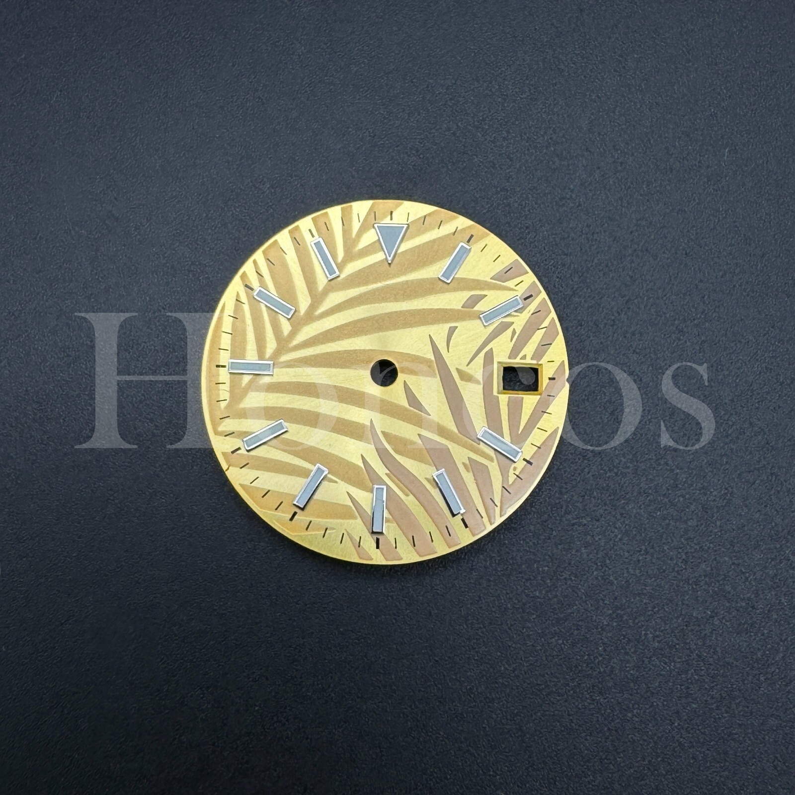 28.50MM Explorer Palm Leaves Dial Fits for Japan NH35/36/4R/7S Auto Movement GD