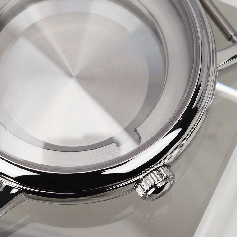 40mm Polished Watch Case 316L Stainless Steel For Eta 2824 PT5000 Movement 10ATM