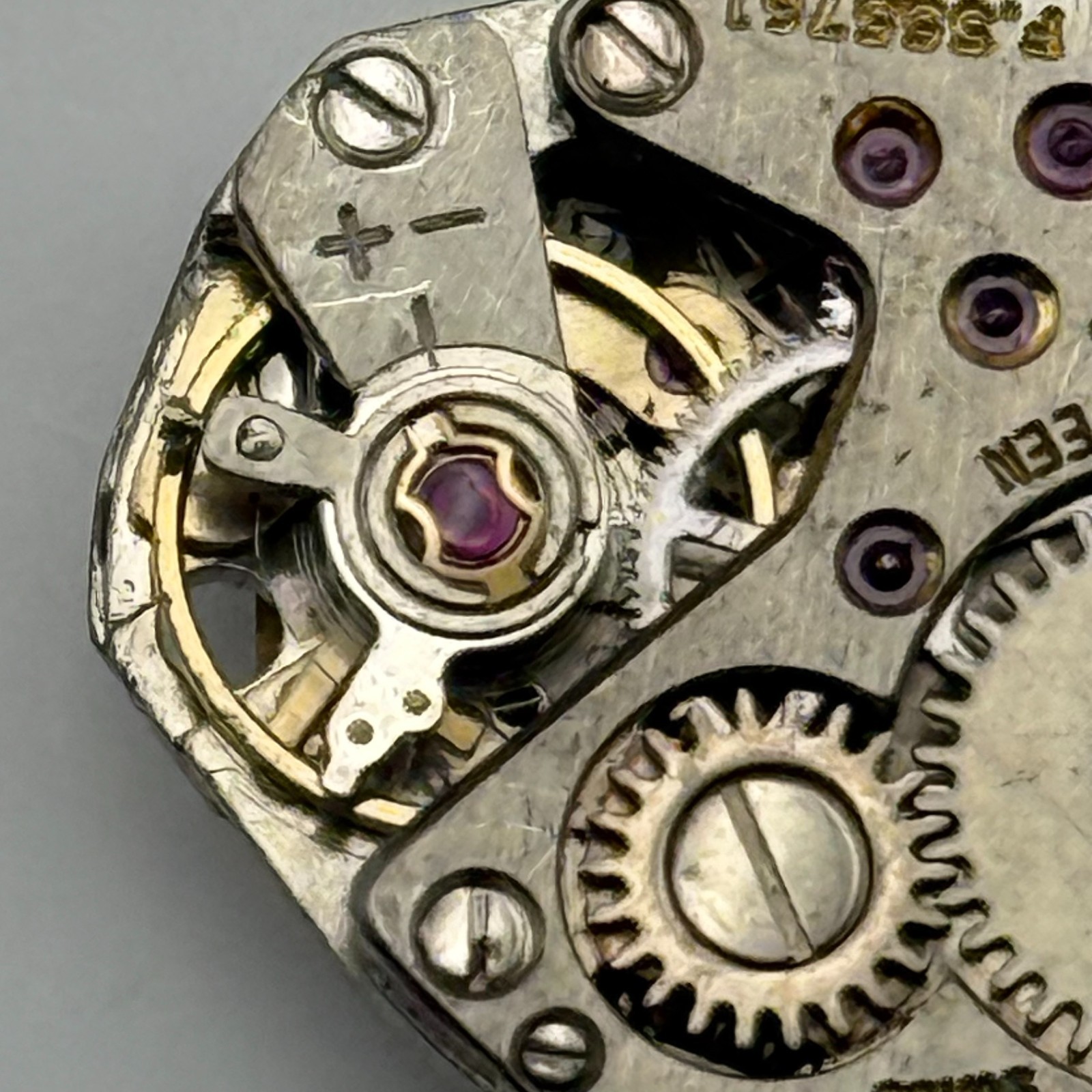 FHF 69-21 Watch Movement Rone 17 Jewels Swiss Manual Wind Parts Repair 15.3mm