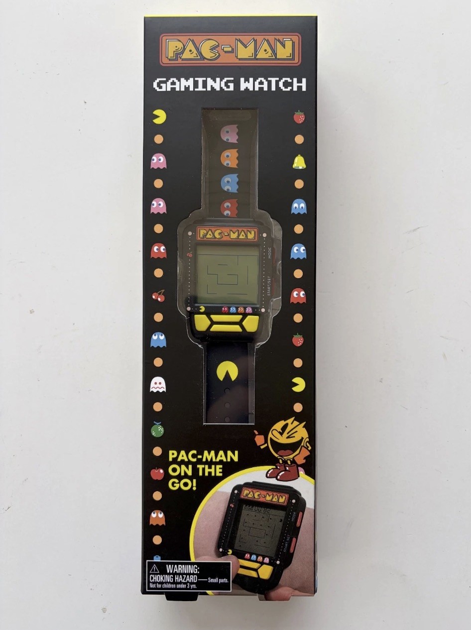 Fizz Creations Pac-Man Retro Digital Gaming Watch Wristwatch