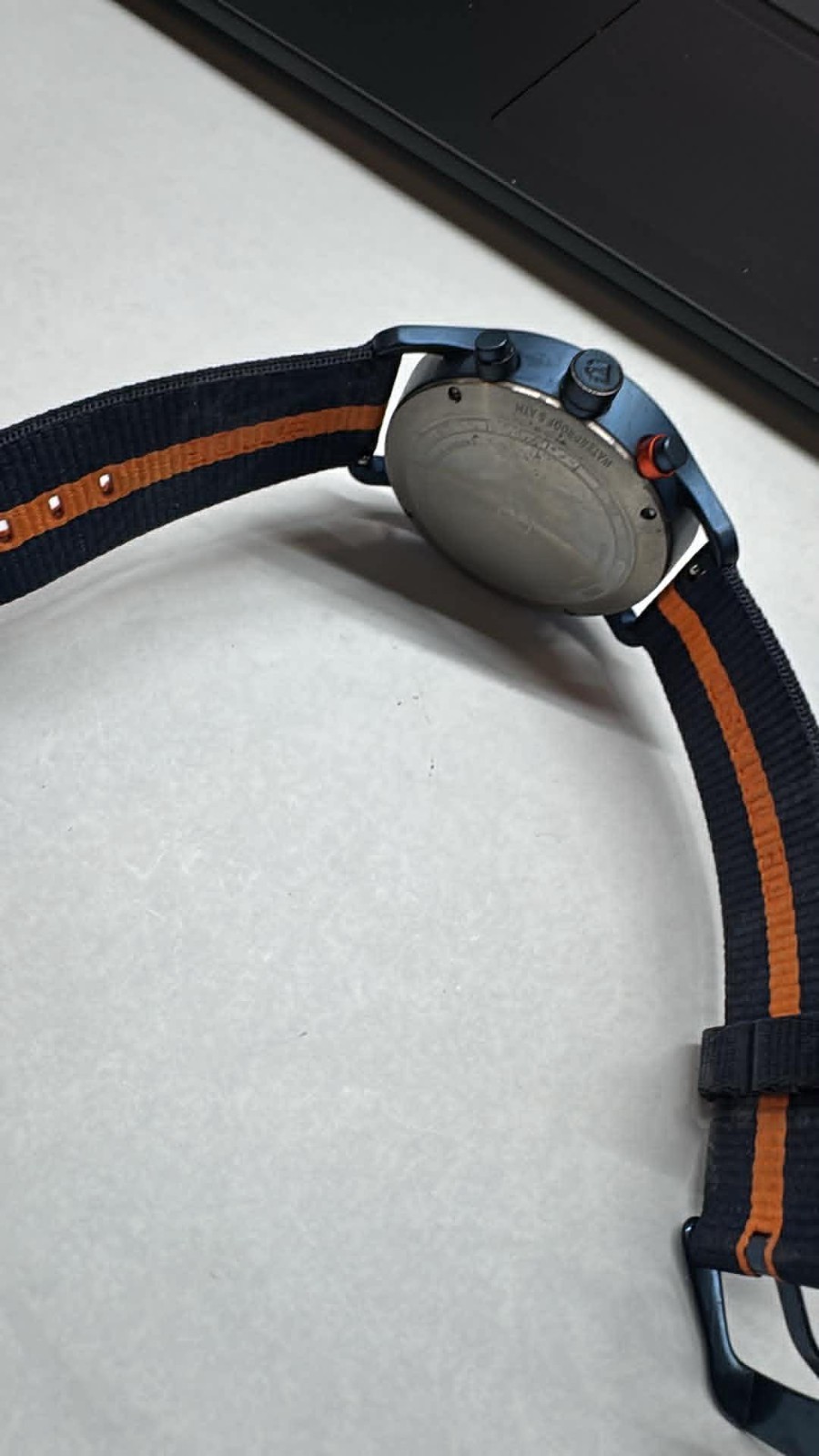 42MM Mens NEW Detomaso Carbon Fiber Edition Chrono watch quartz (A40)