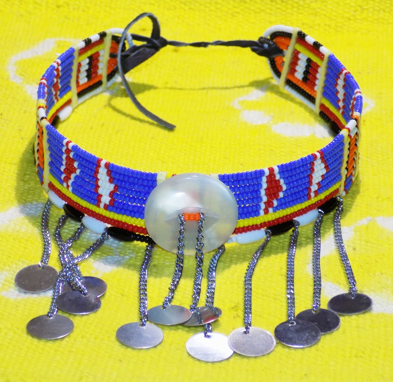 African Maasai Choker necklace Masai Massai ethnic tribal boho gypsy jeec6