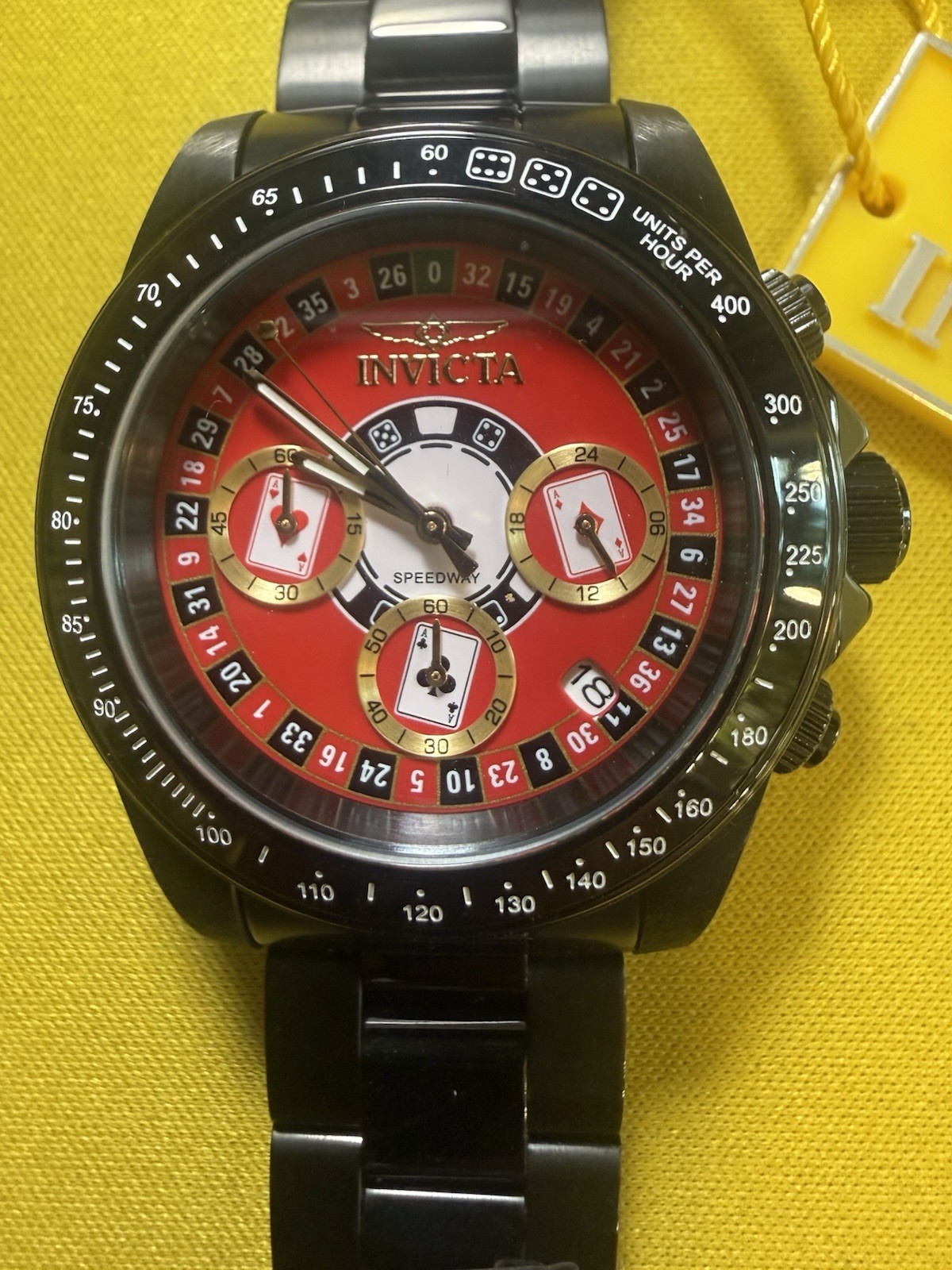 Invicta Speedway “Vegas” Monte Carlo CEO limited-edition casino-themed Chrono