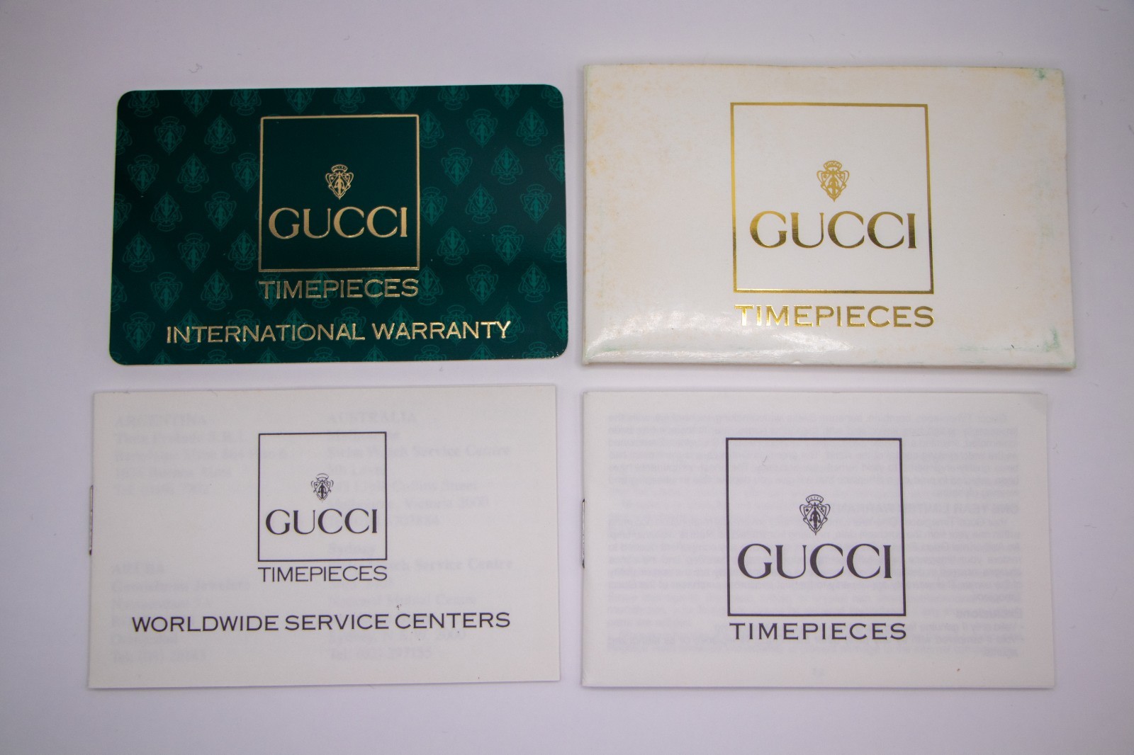 [TOP MINT]GUCCI Change Bezel 11/12.2 1100L Gold Vintage Quartz with Box ＆ Paper