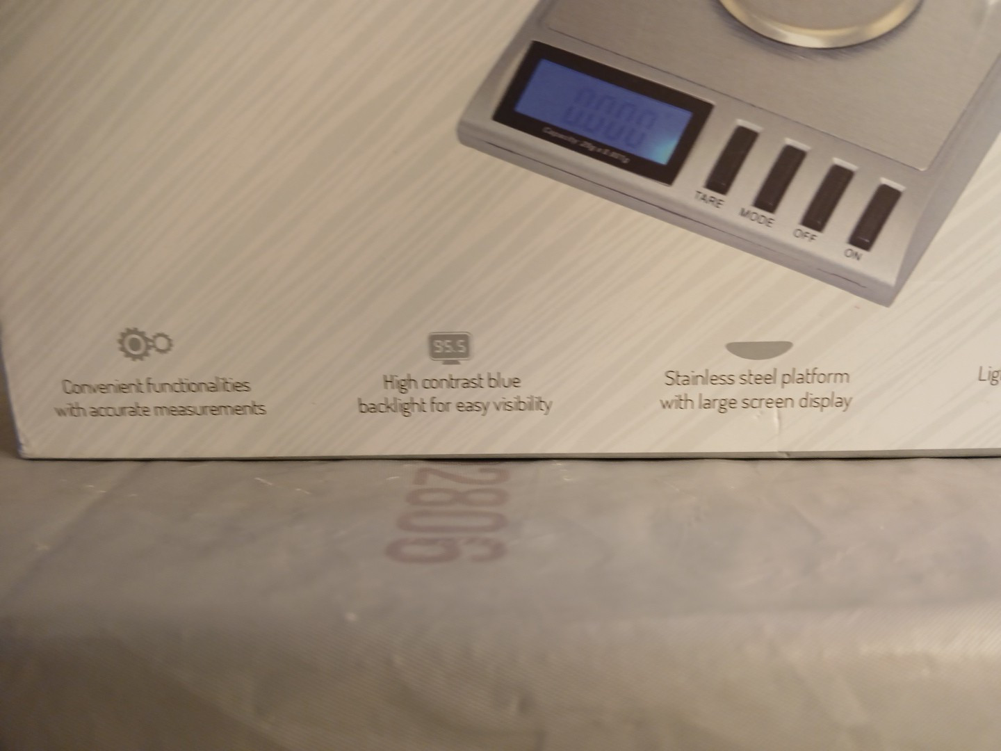 Smart Weigh High Precision Digital Jewelry Scale GEM20 Opened Box