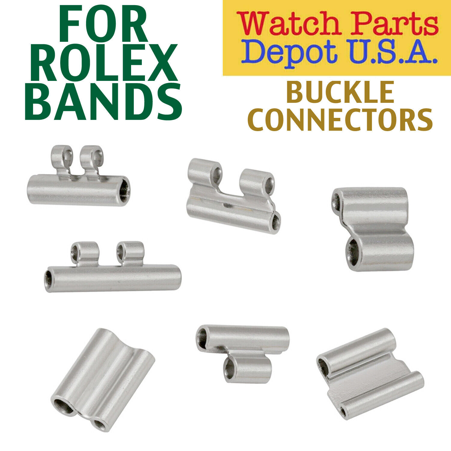 Bracelet Parts to Fit Rolex Jubilee (Connector Links, End Pieces, Links, Screws)