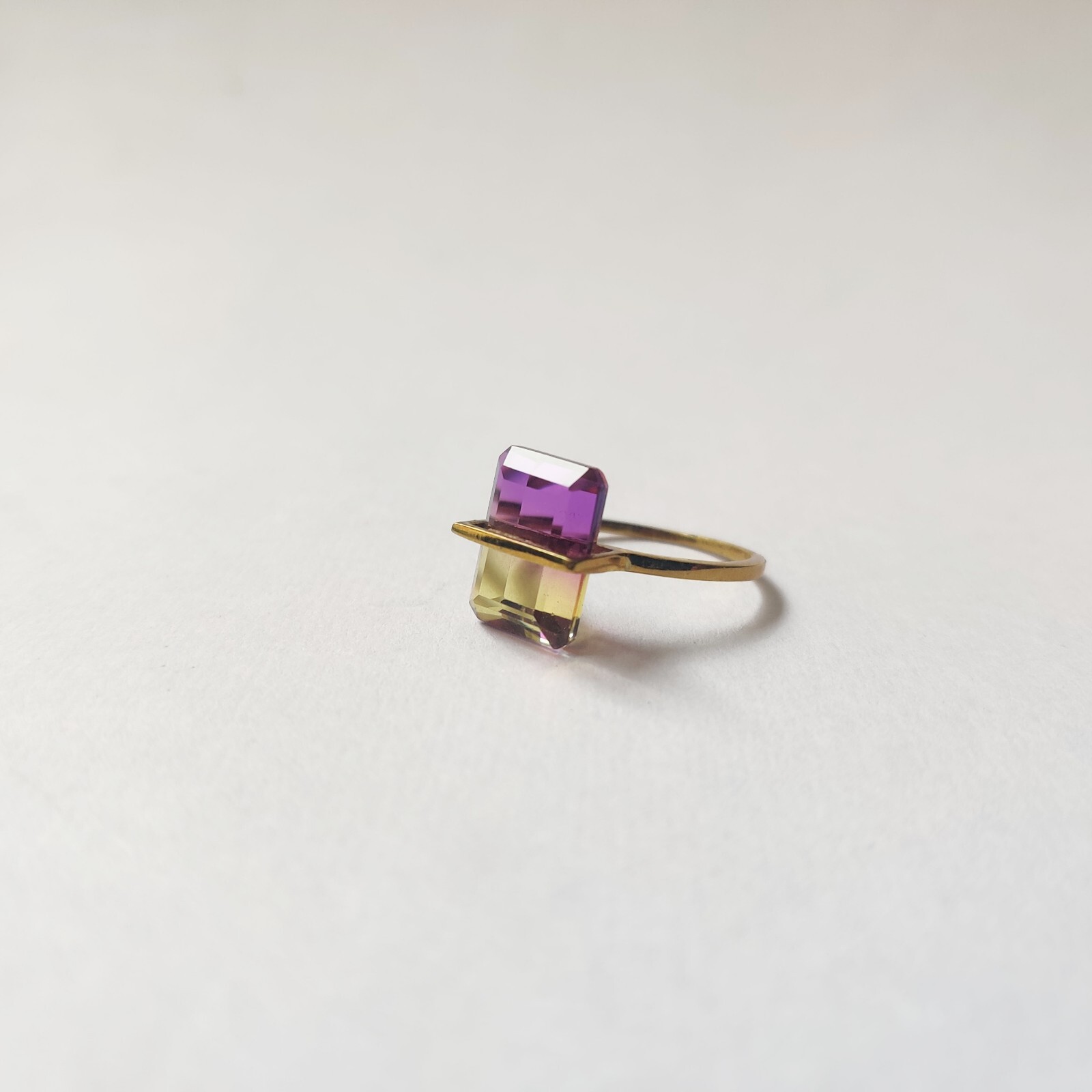 925 Starling Silver Created Amethyst Ring Size 7 Handmade Art And Deco Victorian