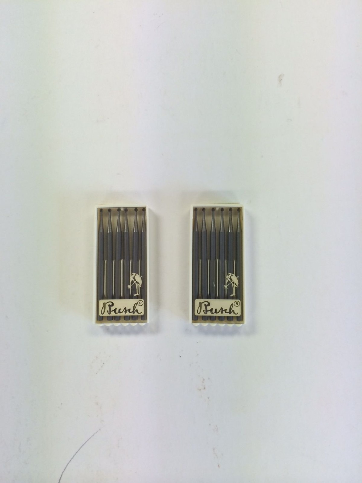 Ball Burs, Busch Burs,Figure 1 3-1/2 Ball Burs, Lot Of 12 Pieces (2-packs) NOS