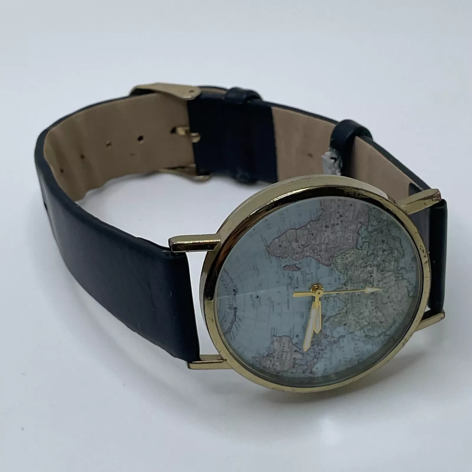 World Map Watch Eastern Hemisphere Unisex 38mm Case Africa Oceania Asia Quartz