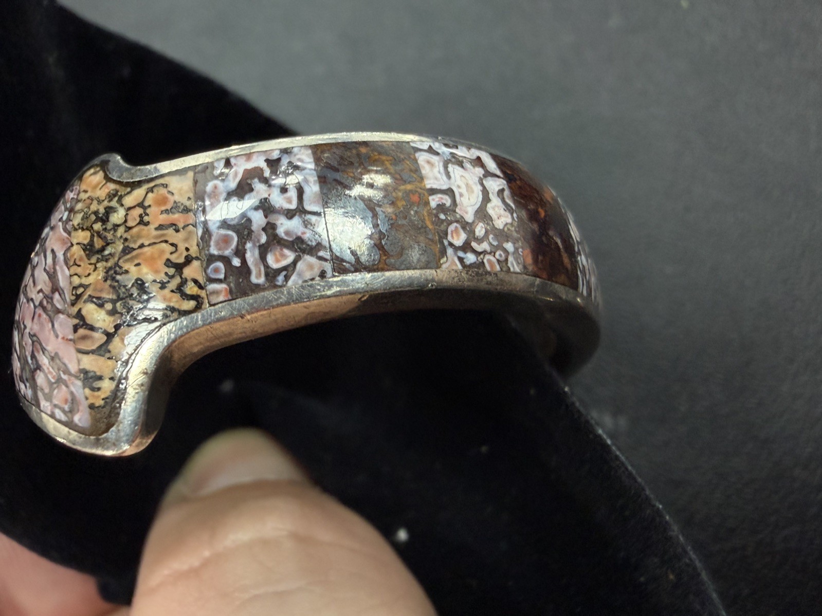 Navajo Sterling Silver Bracelet Vintage Estate Sale