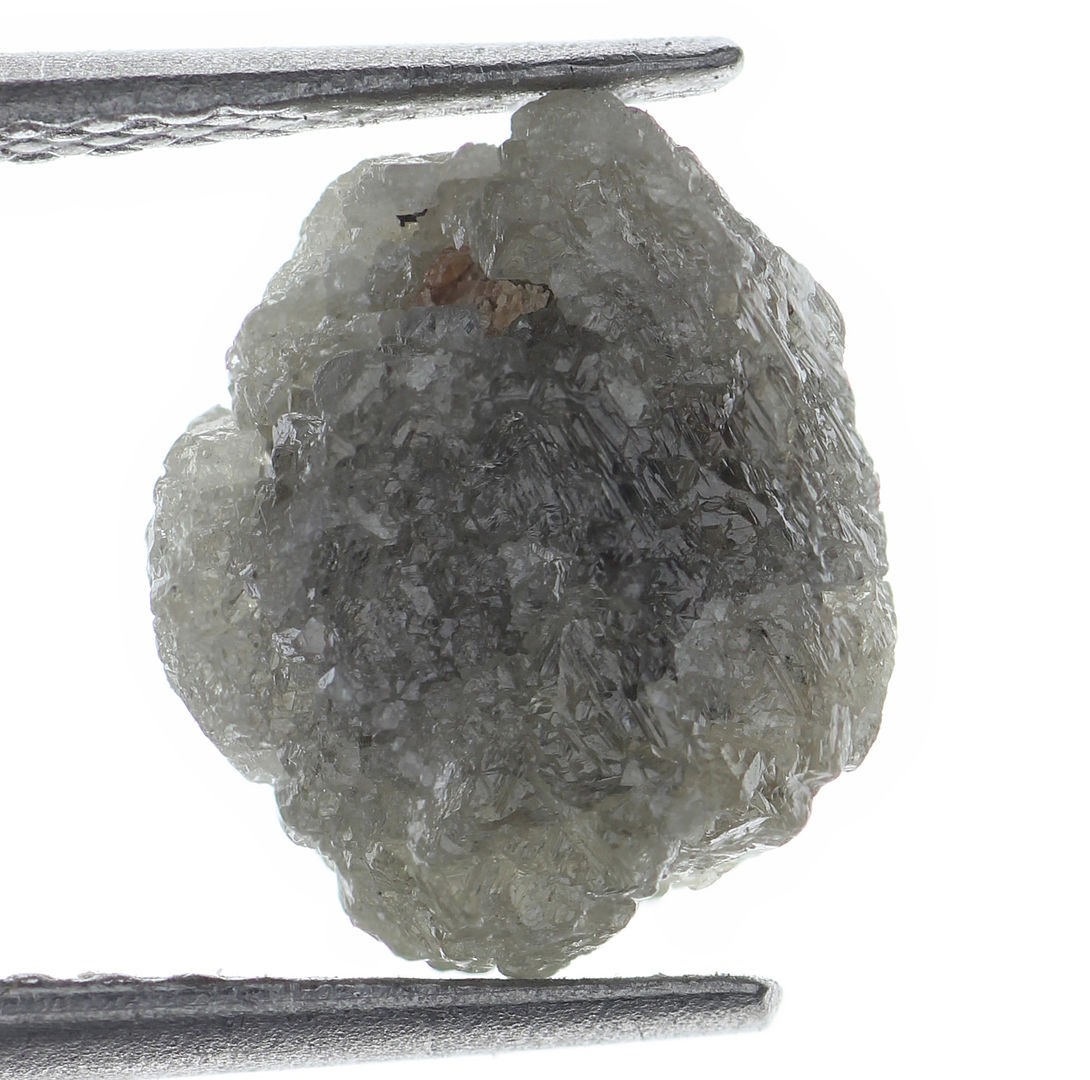 Loose Natural Grey 8.86×7.31×5.90MM 2.34 carat Rough Diamond