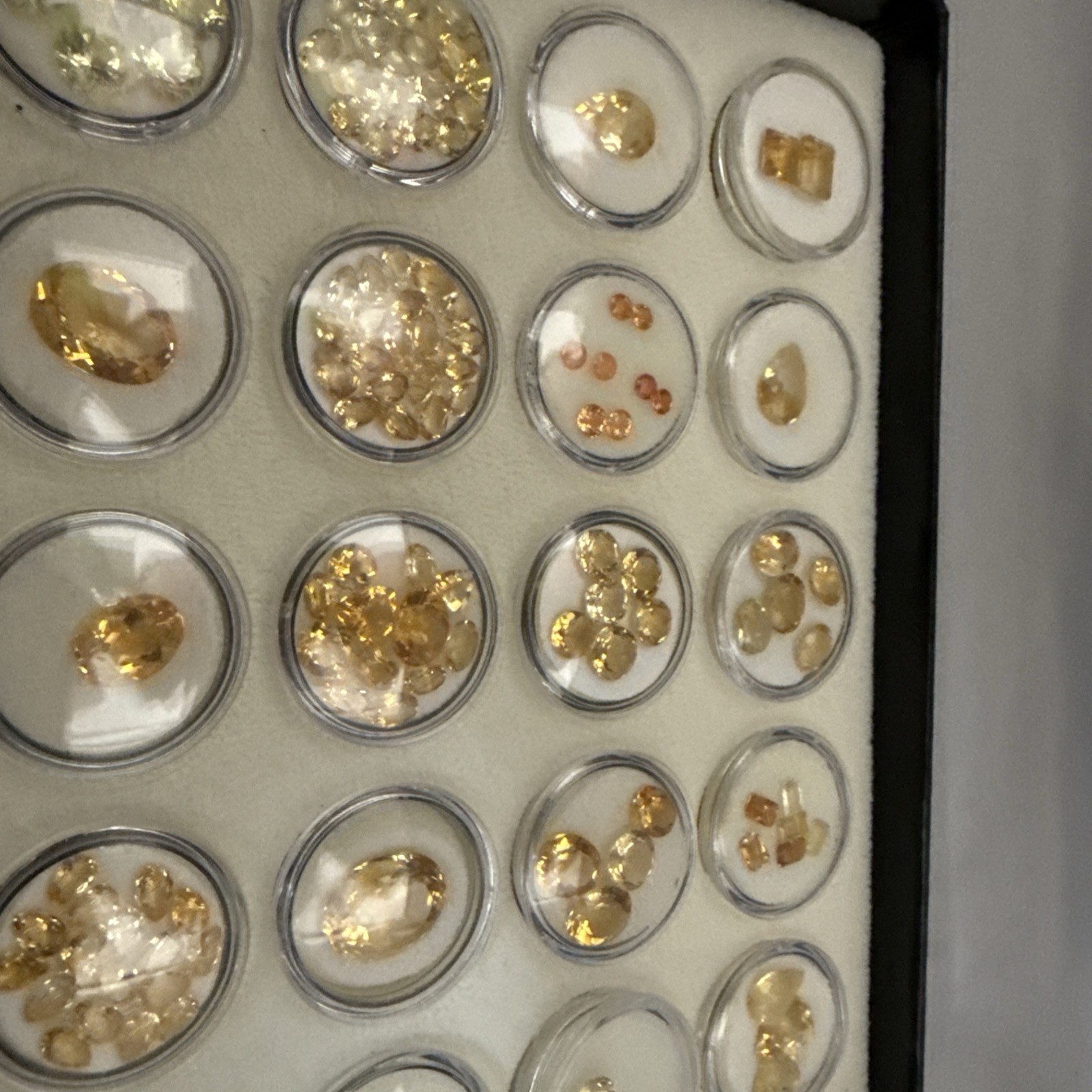 Natural Mixed Cut gems as-is seen in photo: Citrine + more, 100’s of carats. USA
