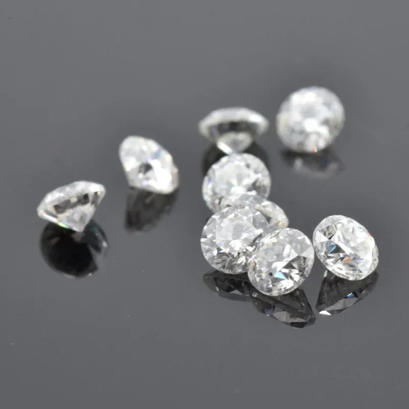 0.1-1ct Factory Directly Sale D Color Round Cut 1-5pcs Loose moissanite VVS1