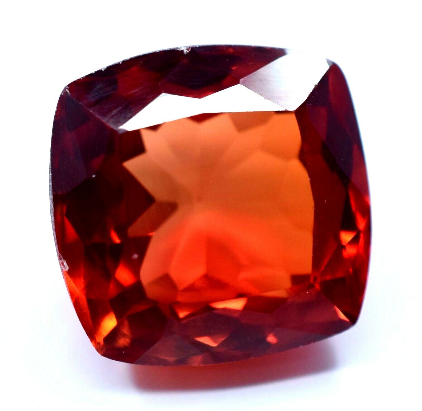 AAA Treated CEYLON Orange Spinel 14.85CT Certified STUNNING Cushion Cut Gemstone