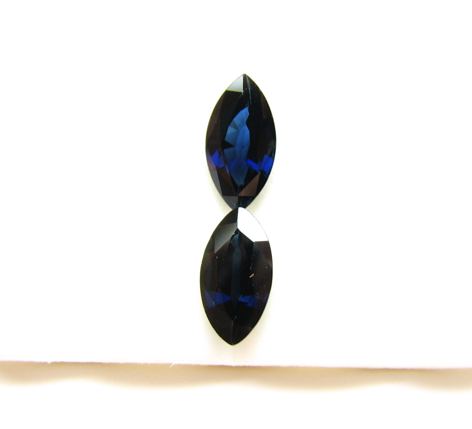 Natural Marquise Australian Blue Sapphires 5.17 CtsTol, 12×6.2 MM/ 12.2×6.2 MM