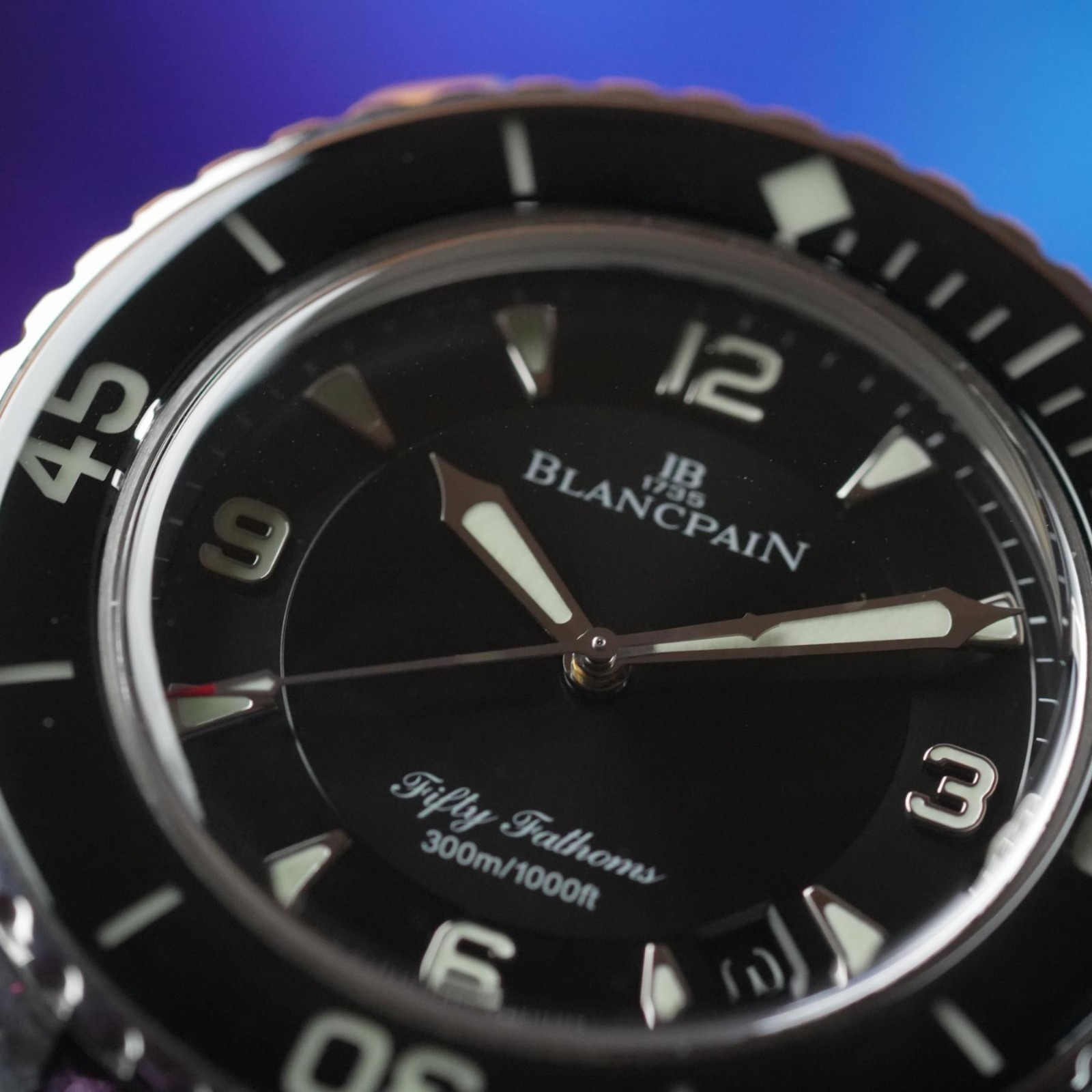 24 BLANCPAIN Stainless Steel 45mm Fifty Fathoms Diver 5015-1130-52A Box Warranty