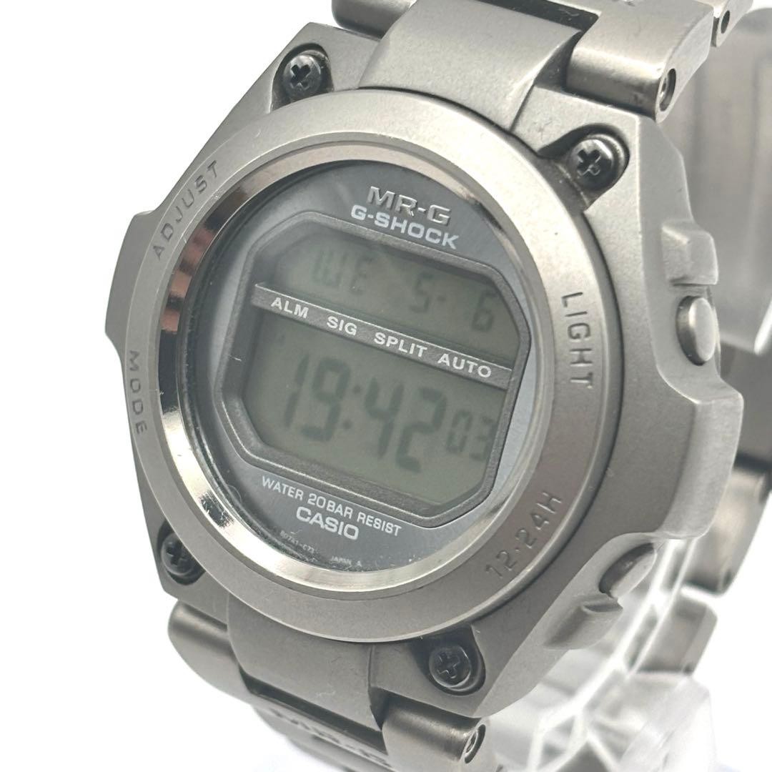 Casio MRG 100T G SHOCK Full Metal Titanium Silver