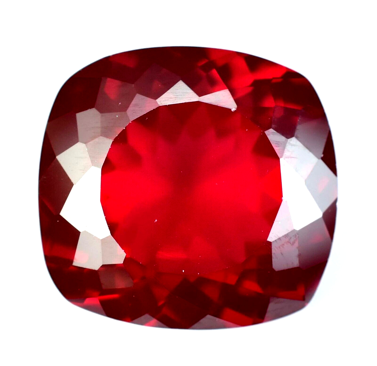 31.35 Ct Natural Mozambique Blood Red Ruby Certified Stunning Cut Loose Gemstone