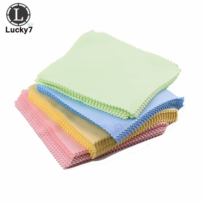 10Pcs Wholesale Jewelry Cleaning Cloth Cotton Cashmere Titanium Steel Maintenanc