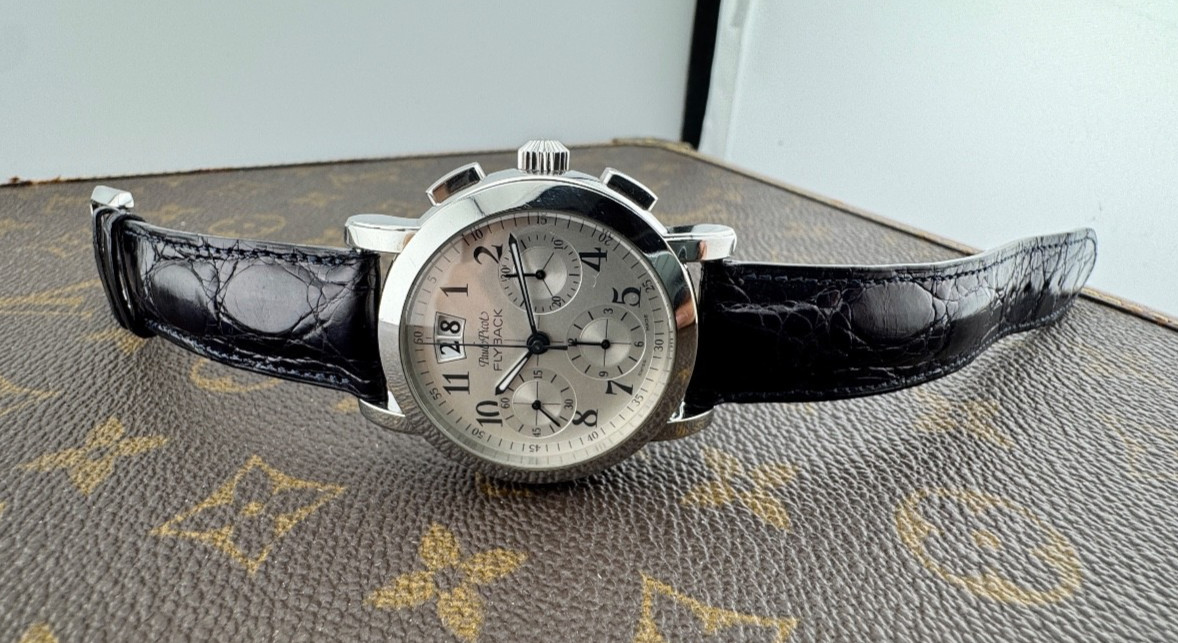 Paul Picot Firshire Flyback Stainless Steel Gran Date Men Swiss Made