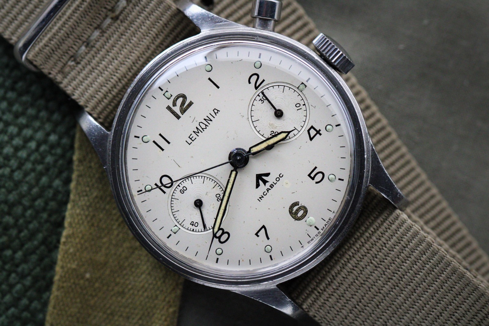 Lemania Series 2 Royal Australian Navy Issue Chronograph