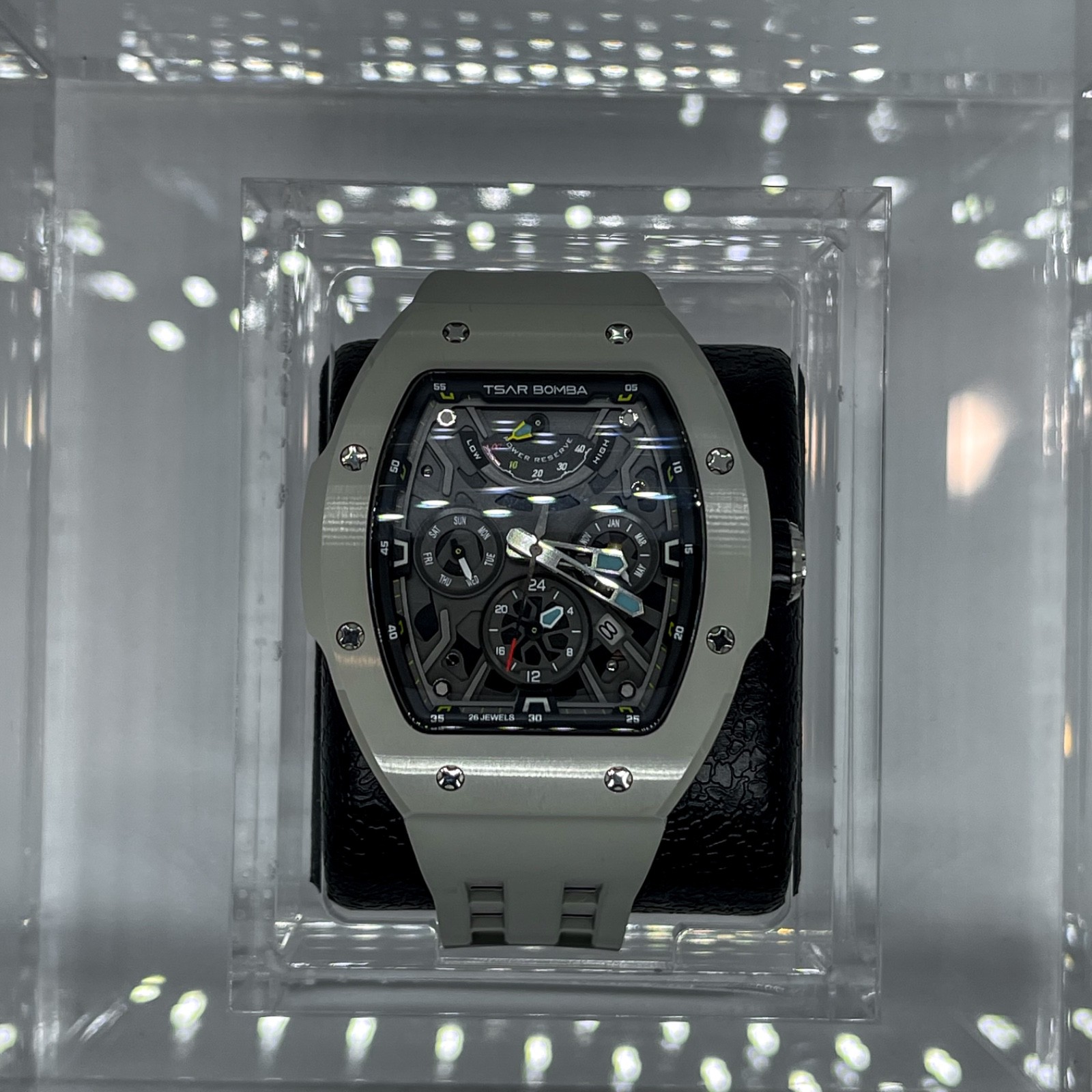 Tsar Bomba Atomic-Full Ceramic Edition Black Men’s Watch – TB8222C-04