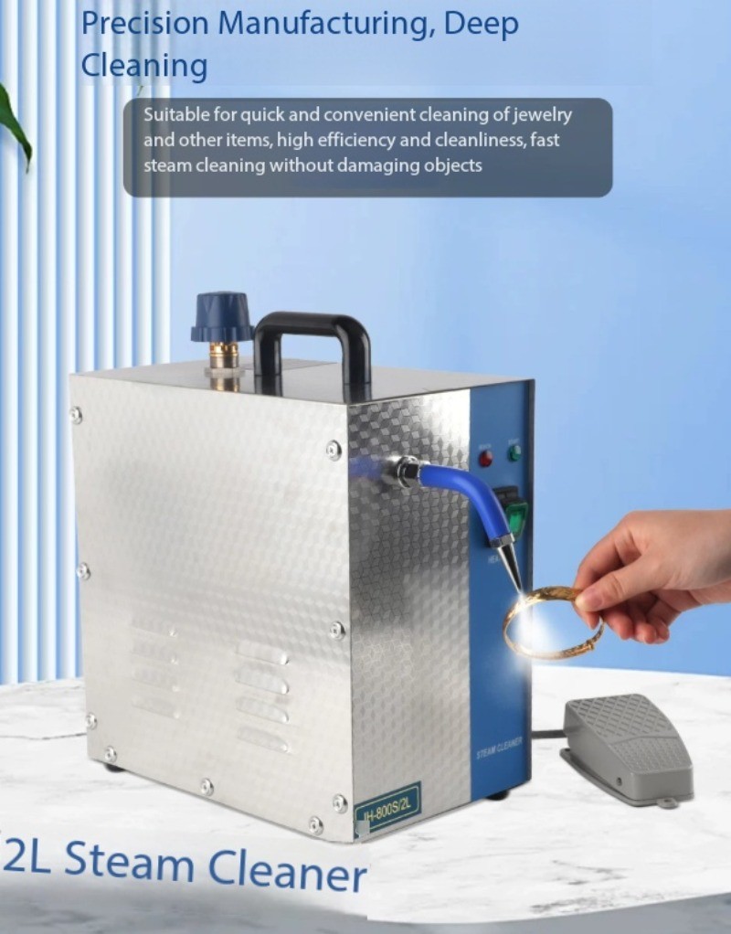 High-Temperature, High-Pressure Steam Cleaner for Jewelry and Accessories
