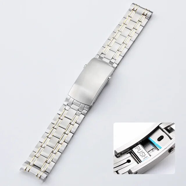 20 mm 316L Steel / Two Tone Watch Bracelet Strap Fits Omega Seamaster 300M