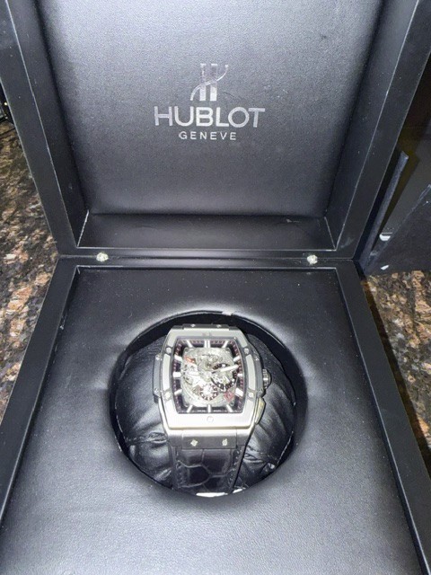 Hublot Spirit of Big Bang 42mm Titanium Skeleton Chronograph 641.NX.0173.LR