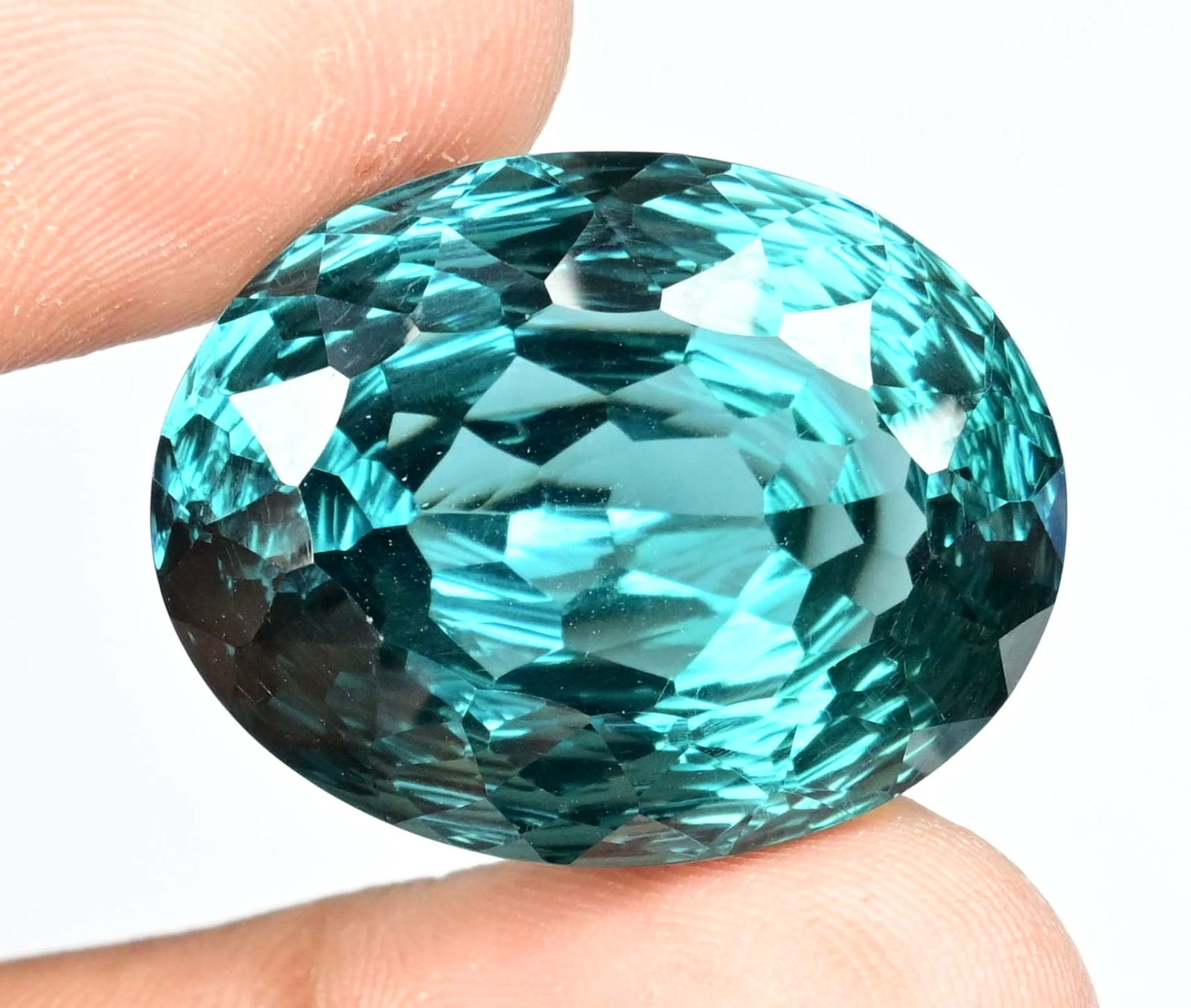 59.05 Ct Flawless Natural Greenish Neon Blue Paraiba Copper Tourmaline Gemstone