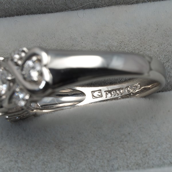 Unbranded Ring Diamond 0.71ct 10P US6-6.25 900 Platinum