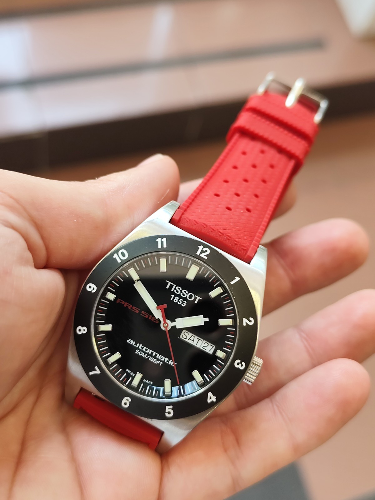 Tissot prs 516 automatic black watch