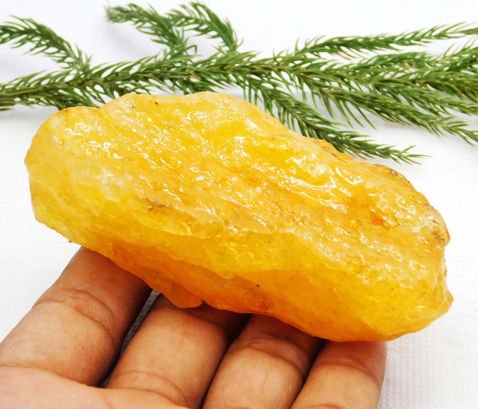 Natural Ceylon Yellow Sapphire Rough 620.70 Ct , Unheated, Raw Loose Gemstone