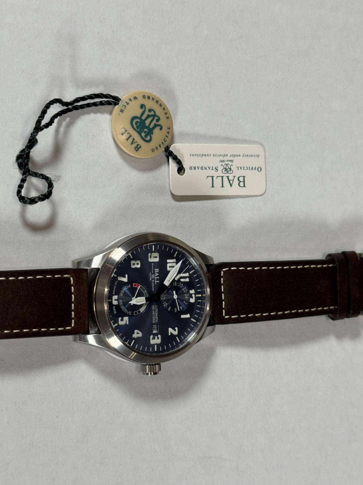 Ball Engineer Master II Voyager GM2128C-LJ-BE, Power Reserve, GMT