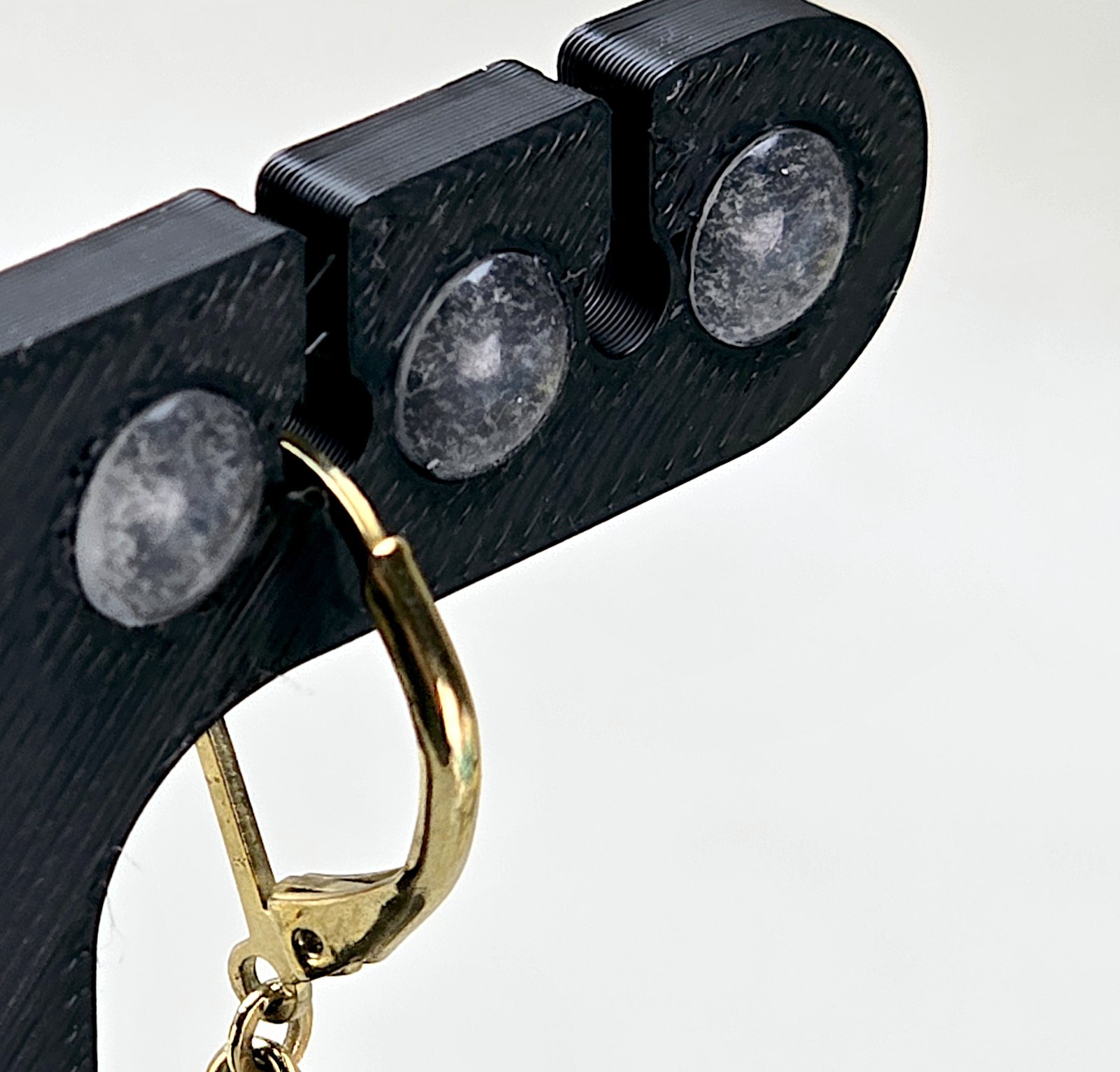 Earring Display Stand Clip On Pierced Jewelry Holder Reseller Photo Scale Slots