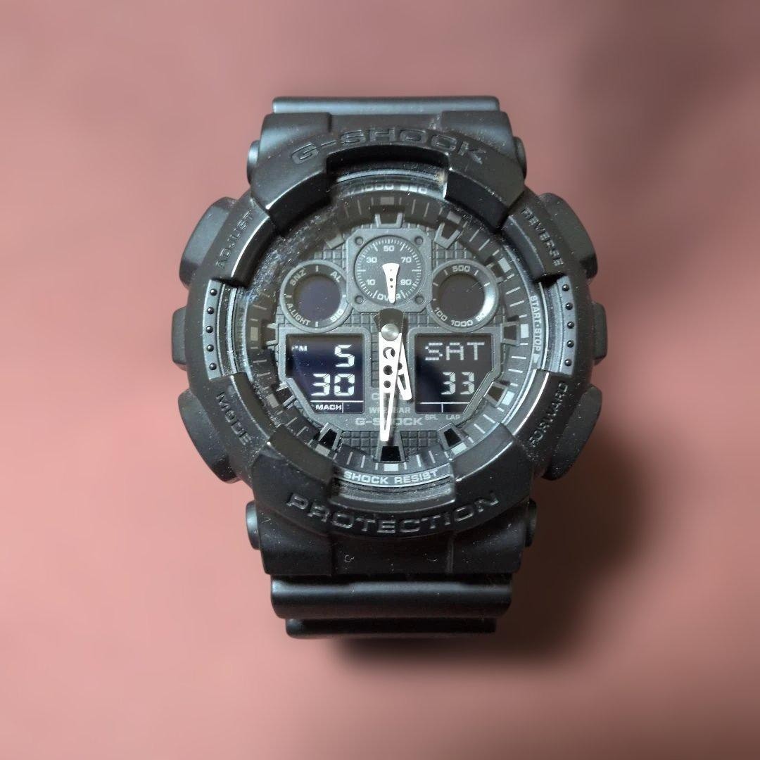 CASIO G-SHOCK GA-100 5081 Analog-Digital Watch