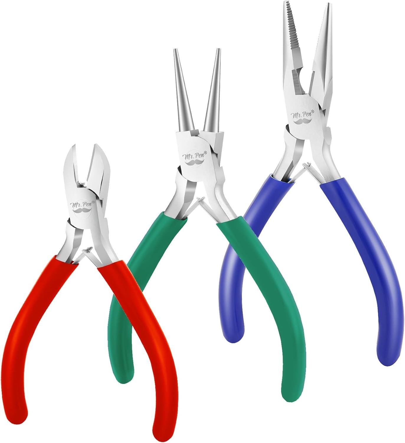 Alloy Steel Jewelry Pliers Set – 3 Mini Tools for Precision Jewelry Crafting