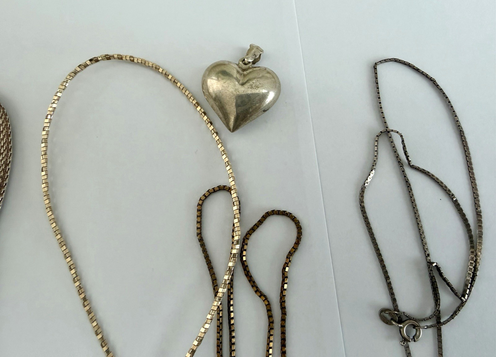 Substantial Vintage 925 Sterling Silver Jewelry Lot 8pcs 114g Necklaces Bracelet