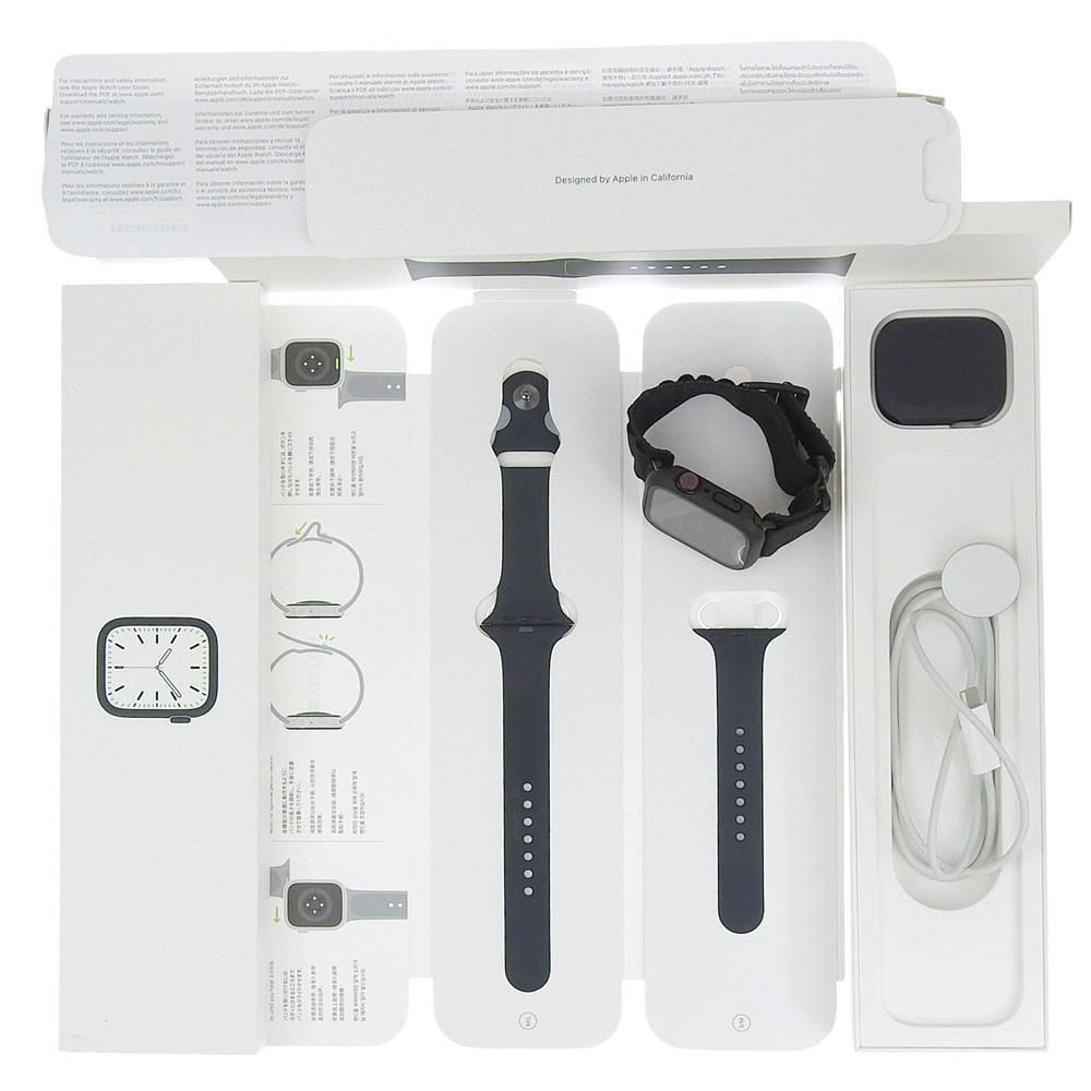 Apple A2478 MKJP3J/A Series 7 GPS + Cellular model applewatch Watches Midn…