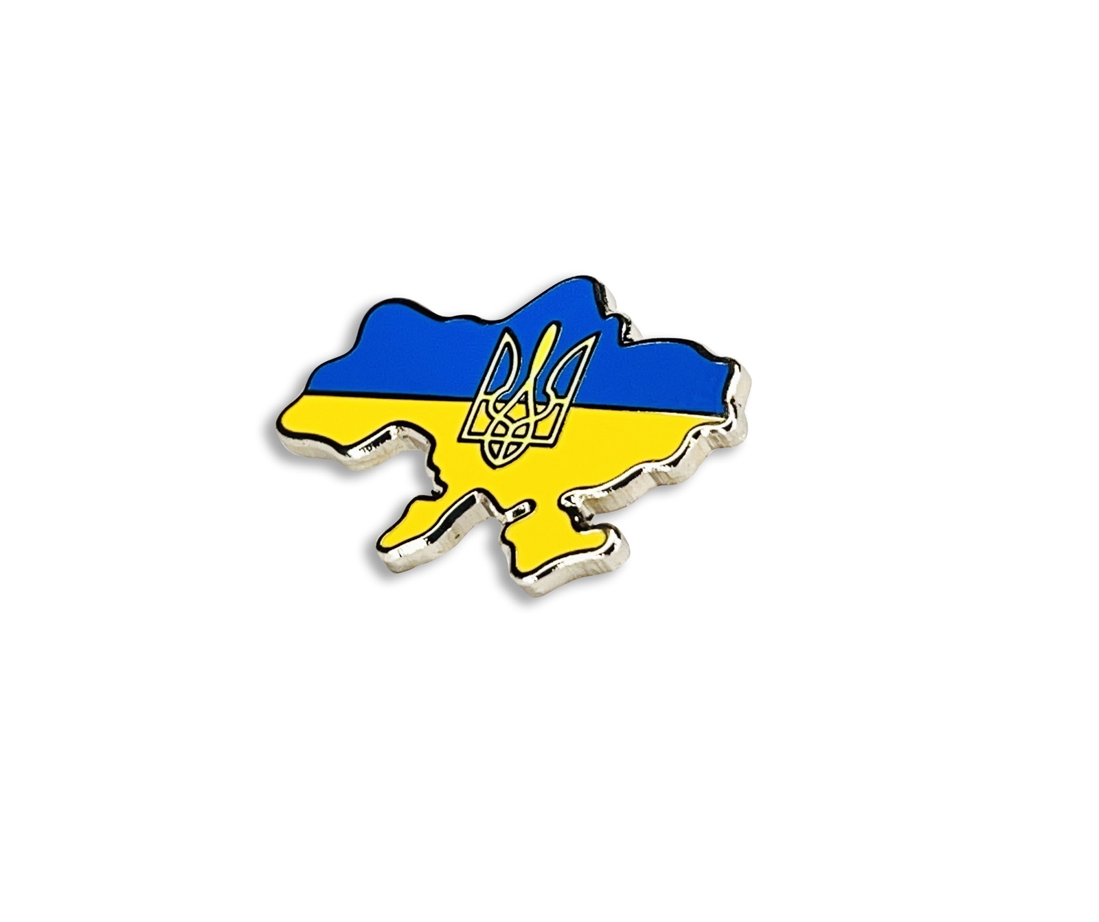 UKRAINE PIN UKRAINE MAP – The Coat of Arms Symbol Lapel PIN – 1″ / 2.5cm, 5-Pcs
