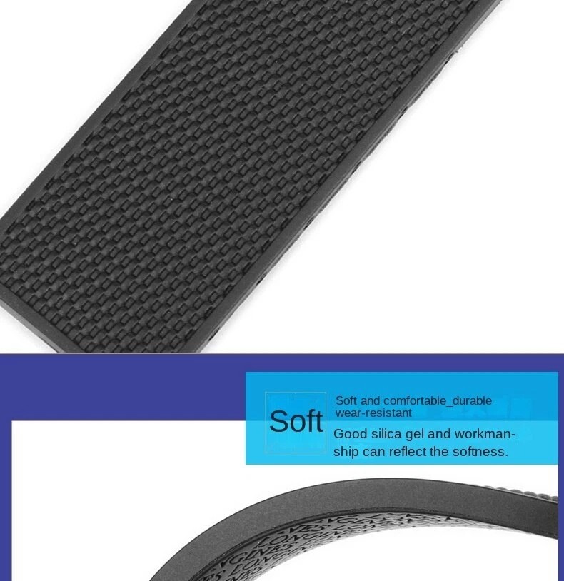 Soft Rubber Silicone waterproof Watch Band Strap 19/21mm fit L.ongines Conquest