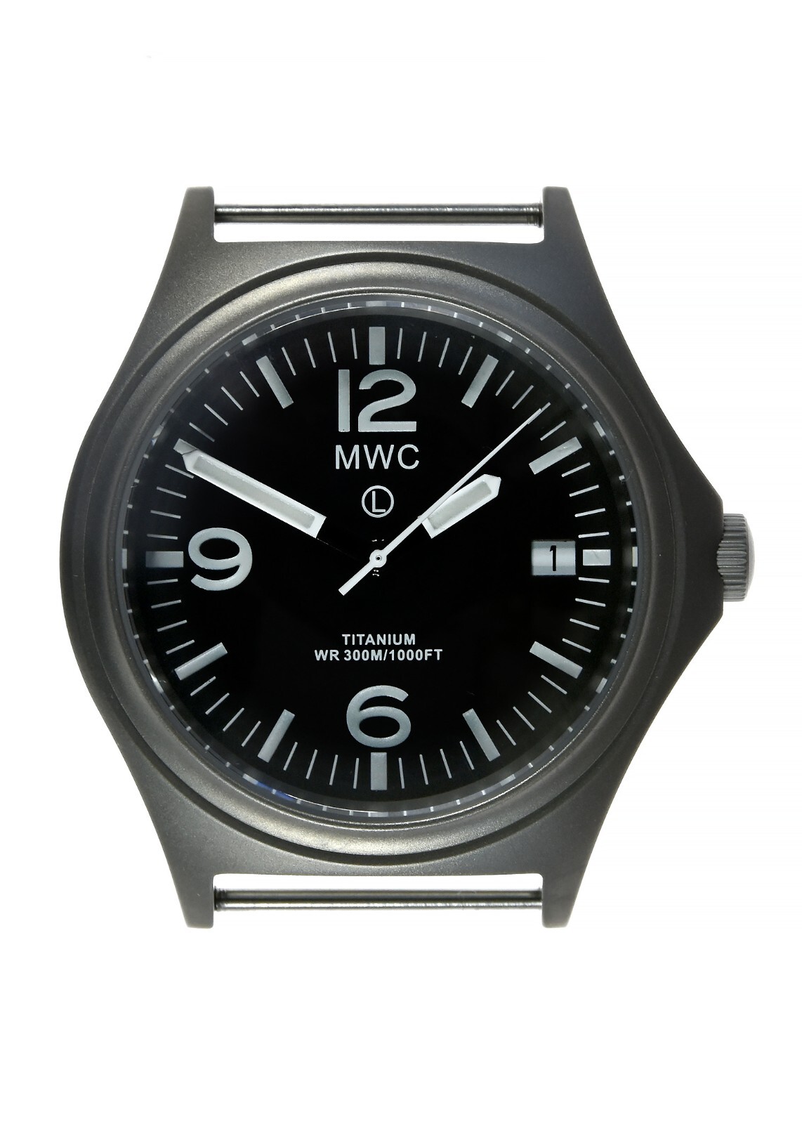MWC Ltd Edition Titanium Military Watch, 300m Water Resistant & Sapphire Crystal