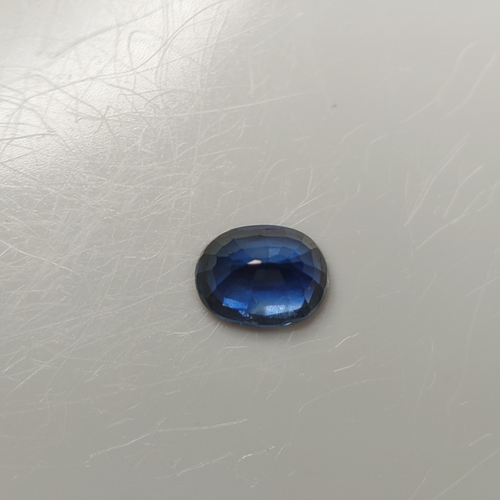 Natural Sapphire 0.31ct, approx. 4.2 mm x 3.2 mm x 2.3 mm, Jewelry Remover s0006