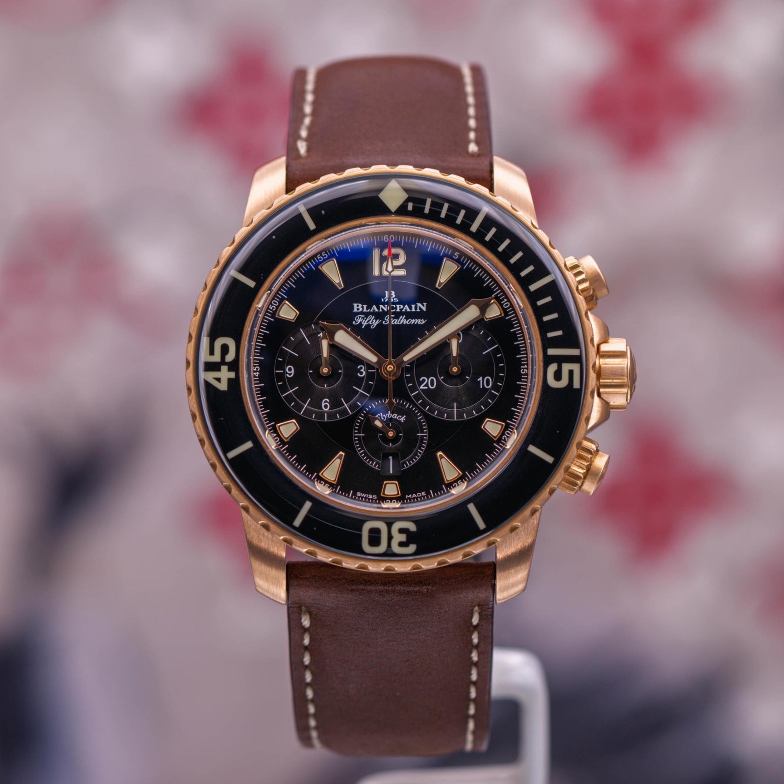 Blancpain Fifty Fathoms Chronograph Flyback Red Gold 5085FA-3630-63B