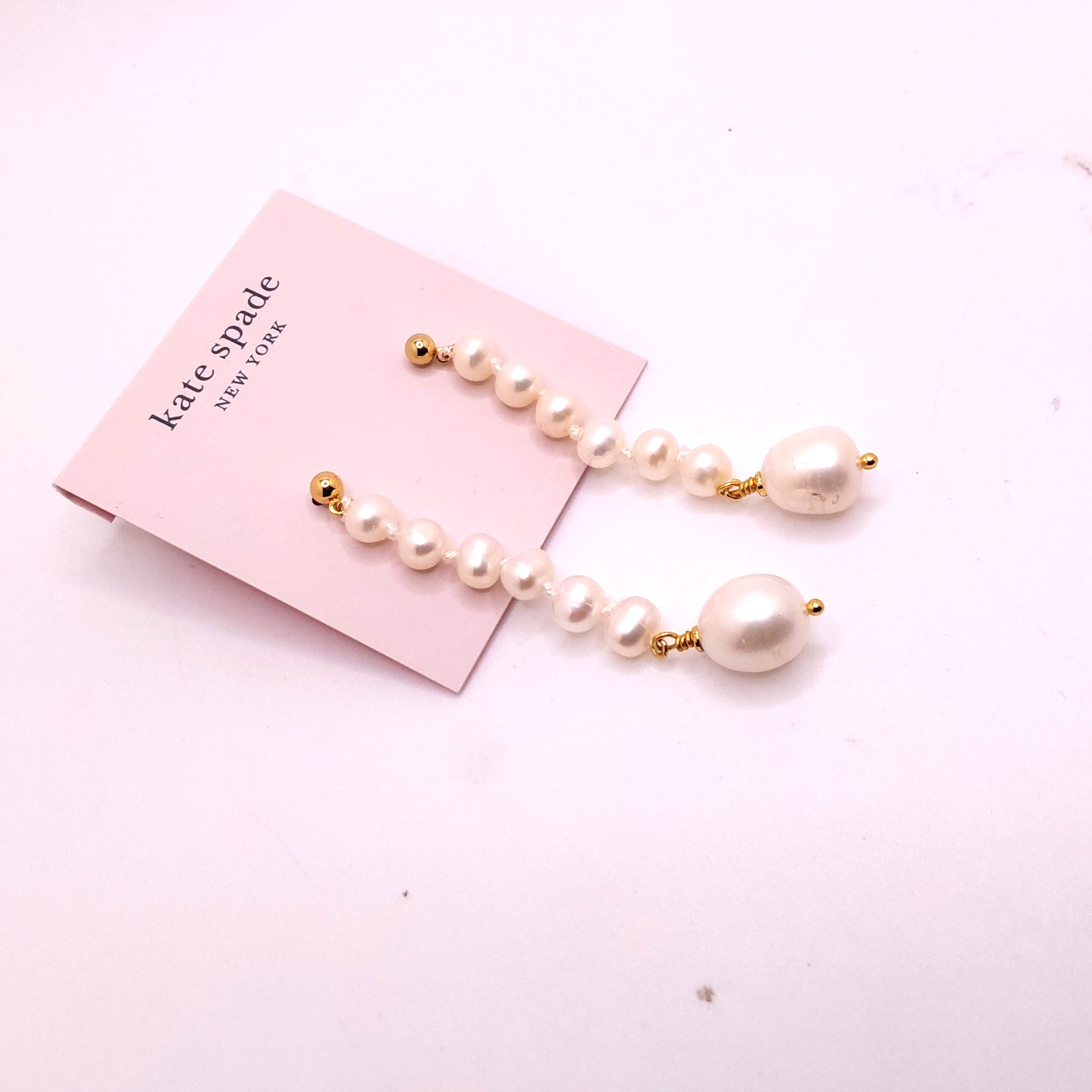 Kate Spade New York Pearl Play Freshwater Pearl Linear Dangle/Drop Earrings