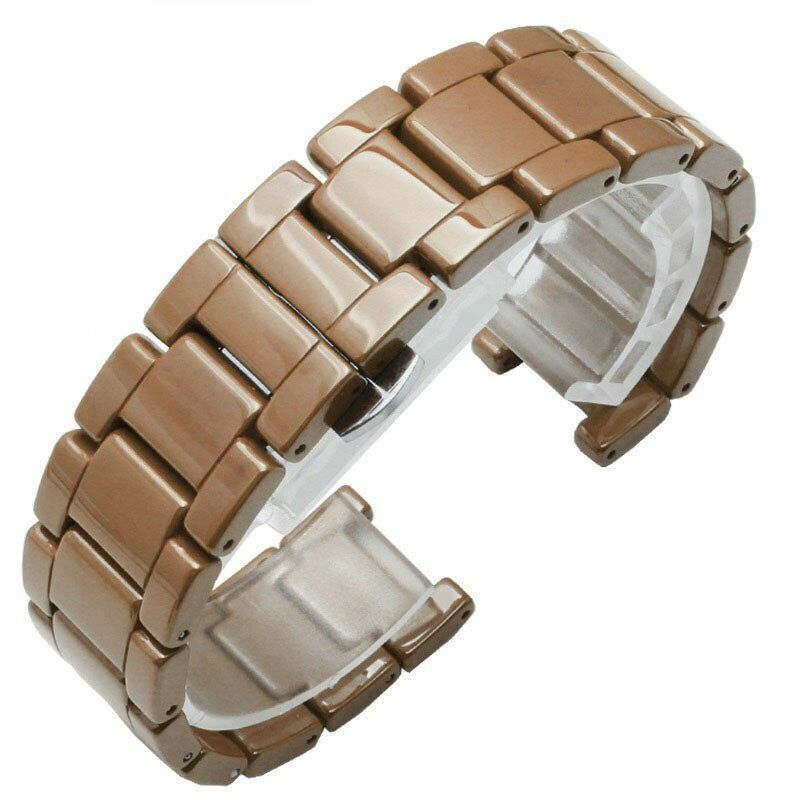 16/18/20mm Notch End Ceramic Watch Straps Bracelet Band Fits For GC