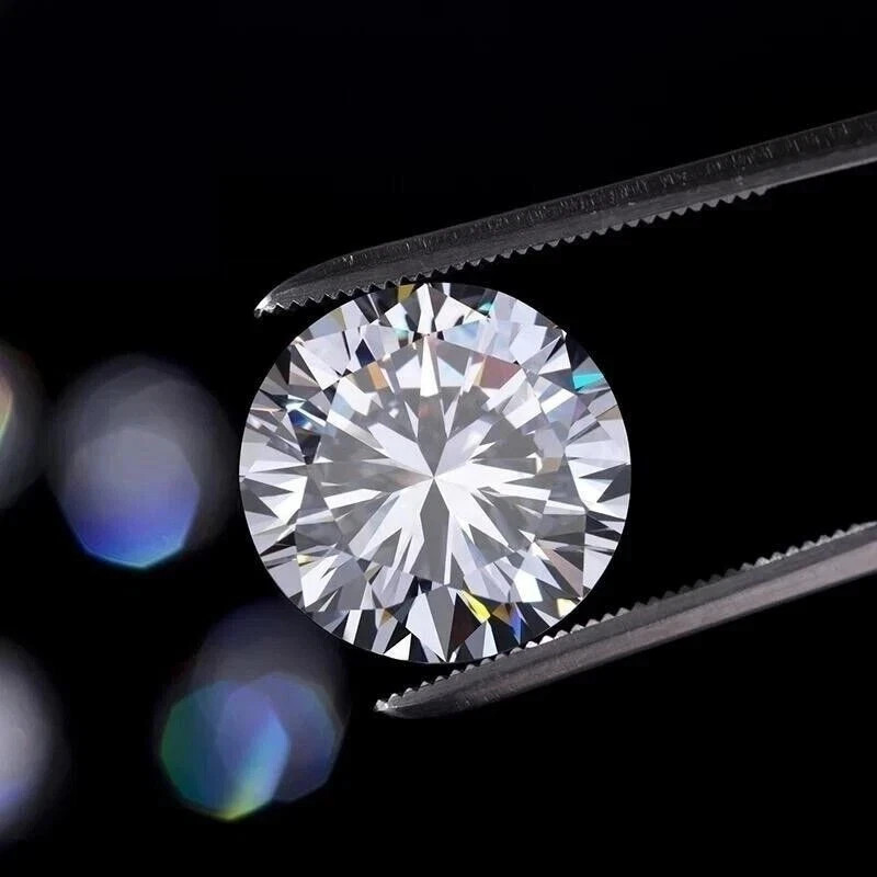 10 Pcs Natural White Diamond Round Cut VVS1 D Grade 6 MM Certified Loose Gems