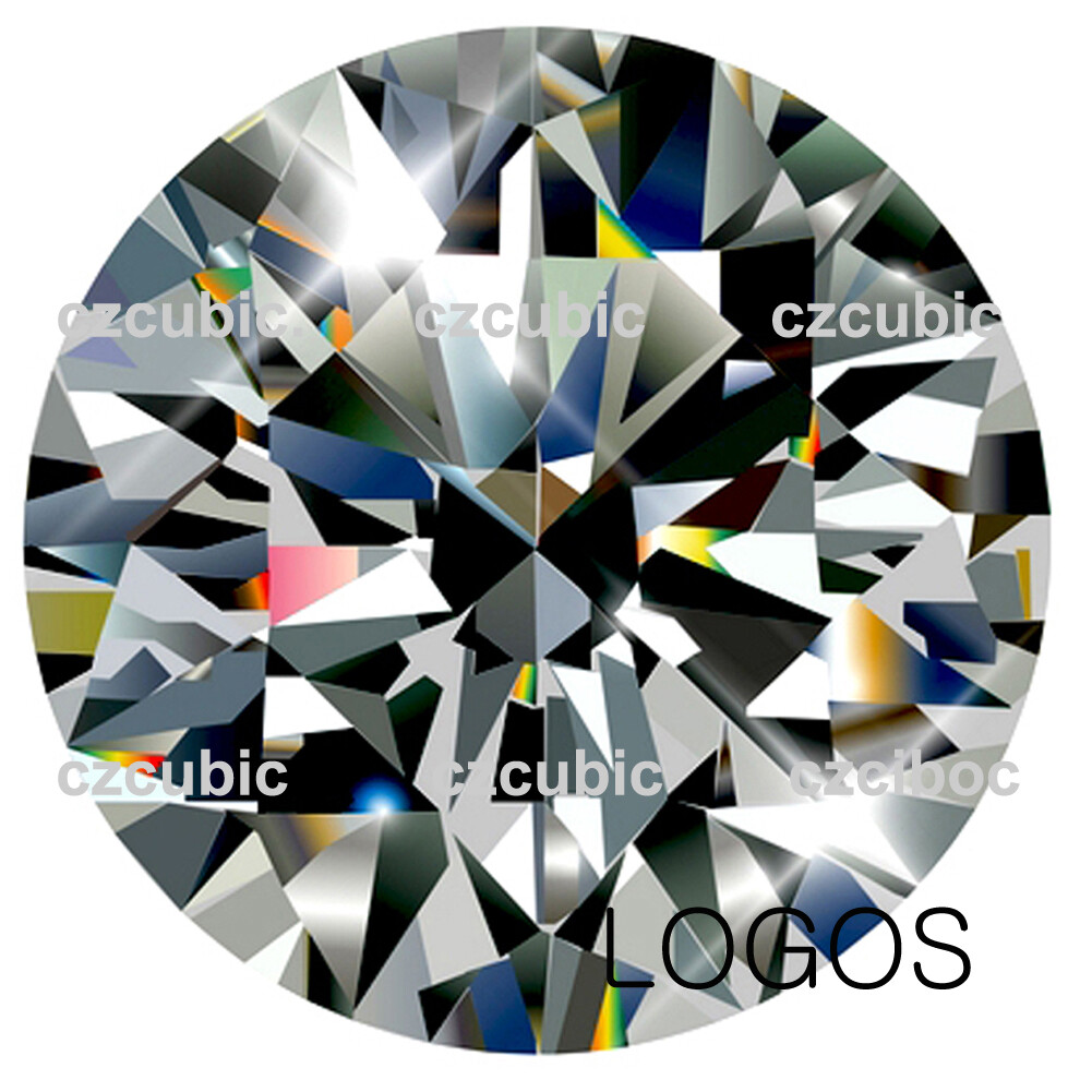 CUBIC ZIRCONIA LOOSE ROUND STONES CLEAR CZ EXCELLENT TOP 7A QUALITY US SHIPPER 6
