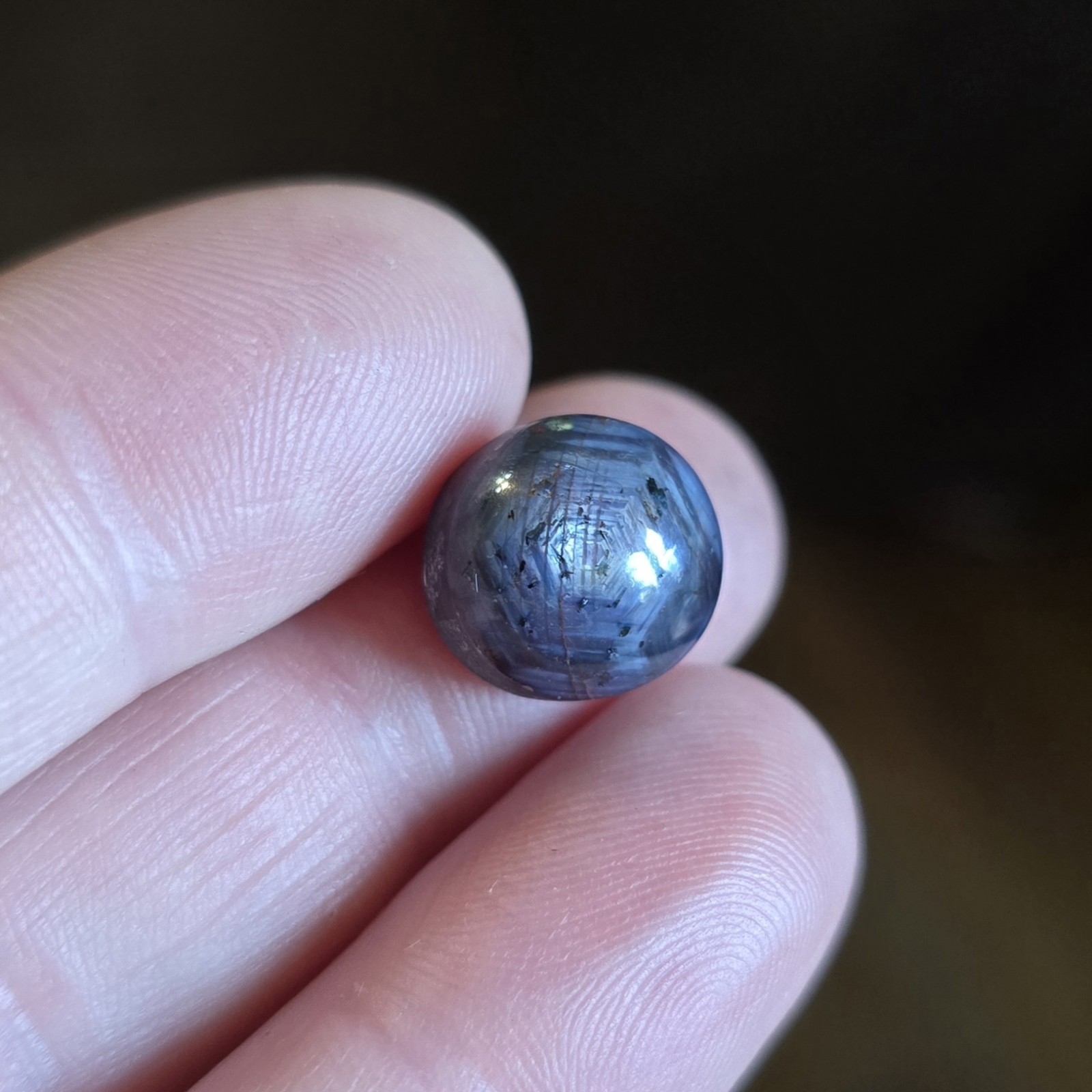 Natural Star Sapphire Purple Round Cabochon Untreated Loose Gemstone Cab
