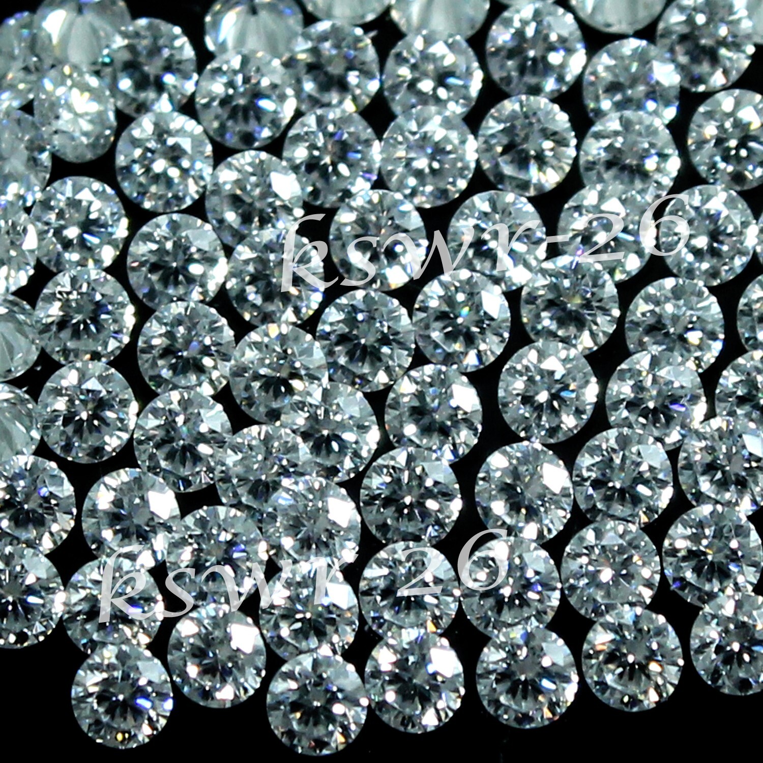 Natural 4.00 Ct Certified D Color VVS1 Brilliant 0.90 MM Round Diamond 1000 Pcs